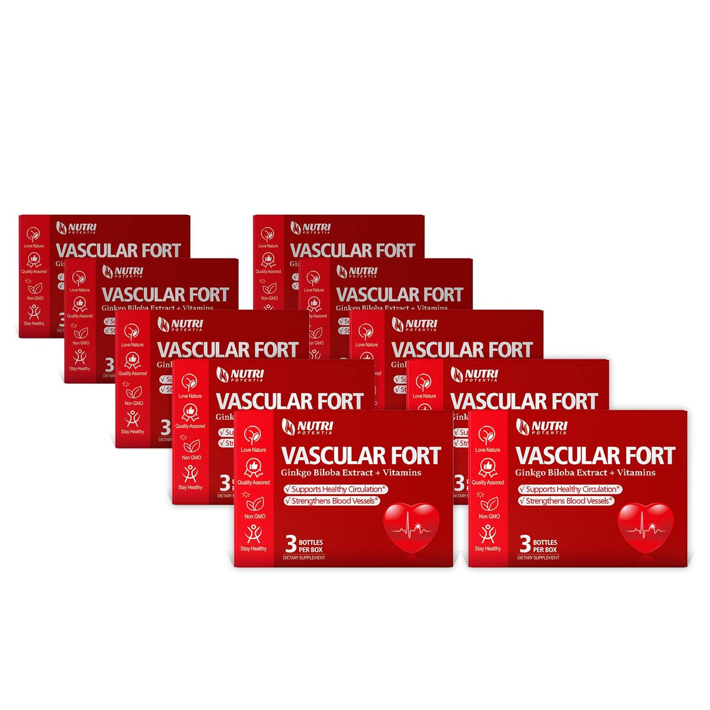 VASCULAR FORT Dripping Pills- Ginkgo Biloba Extract + Vitamins & Mineral Supplement