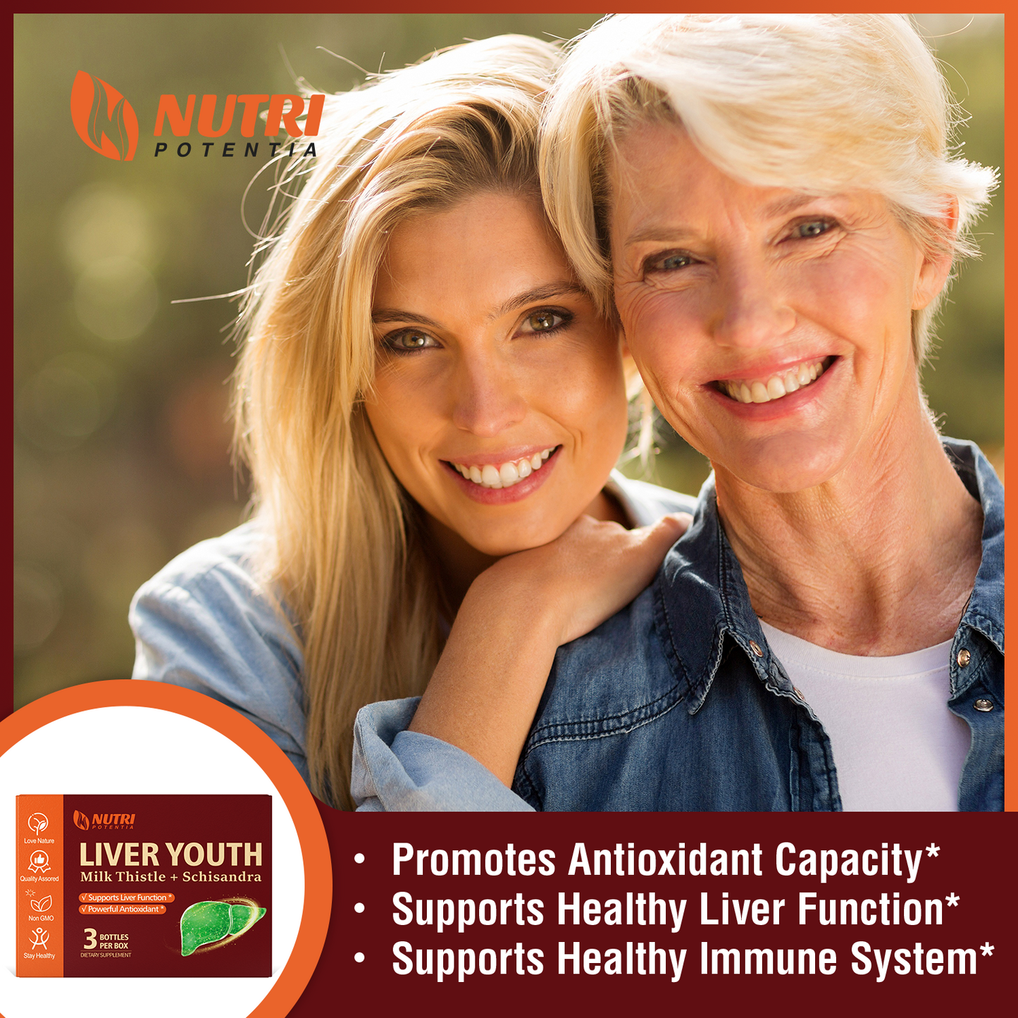 Liver Youth Dripping Pills - Milk Thistle & Schisandra Supplement for Liver Health Support