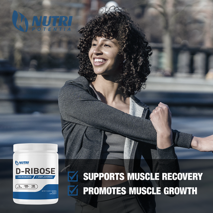 Pure D-Ribose Powder - Supports Energy - Unflavored - Gluten Free (500 Grams - 1.1 Lbs)