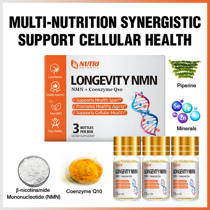 LONGEVITY NMN Dripping Pills - NMN + Coenzyme Q10