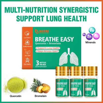 Breathe Easy Dripping Pills - Lung Support Supplement with Quercetin