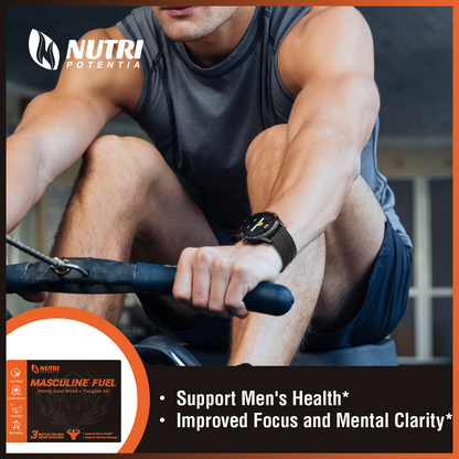 Masculine Fuel - Dripping Pills -Horny Goat Weed + Tongkat Ali, Supports Men's Health