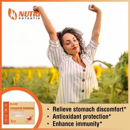 VITAGUTE DEFENSE Dripping Pills - Resveratrol + Vitamins Supplement