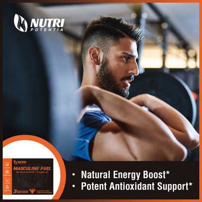 Masculine Fuel - Dripping Pills -Horny Goat Weed + Tongkat Ali, Supports Men's Health