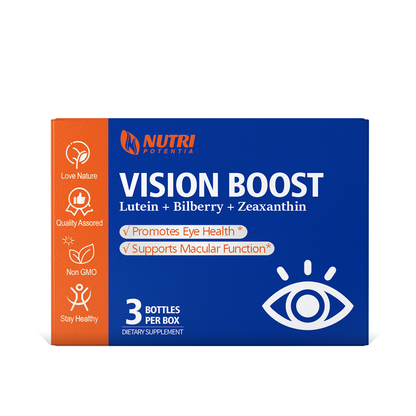 VISION BOOST Dripping Pills - Lutein & European Bilberry Extract - Promotes Eye Health & Supports Macular Function