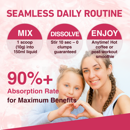 Collagen Peptides Powder, Collagen Capsules, Multi Type I, II, III, V, X - Hair, Skin, Nail Support - Unflavored, Non-GMO, Easy to Absorb