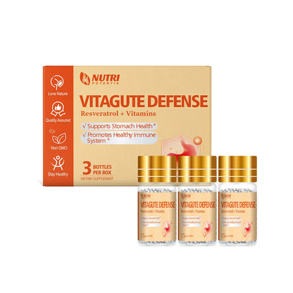 VITAGUTE DEFENSE Dripping Pills - Resveratrol + Vitamins Supplement